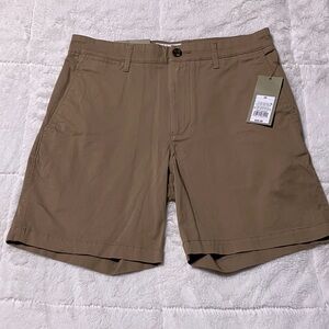 Target Men's Khaki Flat Front Shorts